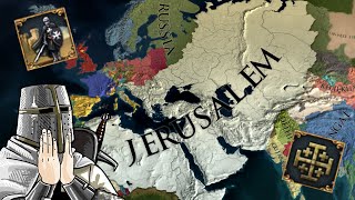 EU4 Timelapse  Jerusalem On The Rhodes Again Achievement 1313 [upl. by Durer468]