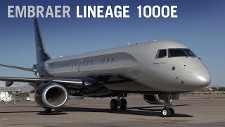 Embraer Lineage 1000E Business Jet Cabin Interior Tour – AIN [upl. by Lette]