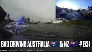 BAD DRIVING AUSTRALIA amp NZ  631evasive action [upl. by Jarib798]