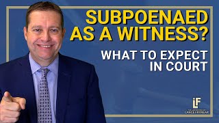 Subpoenaed As a Witness What to Expect Before During and After Court  Washington State Attorney [upl. by Filide]