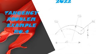 TANGENCY PROBLEM EXAMPLE NUMBER FOUR 4  2022 [upl. by Lednam]