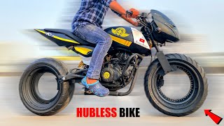 Making hubless motorcycle at home part4  Creative Science [upl. by Elrod]