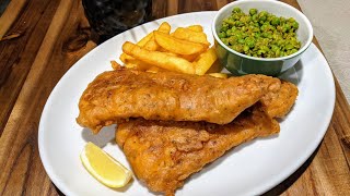 Masala Fish and Chips recipe  Battered cod with soda [upl. by Halette]