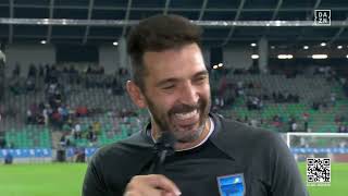 Gianluigi Buffons interview after Charity Match in Ljubljana for Flood victims of Slovenia [upl. by Novled]