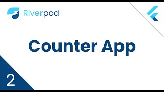 2 Counter App Riverpod  Flutter [upl. by Stevy]