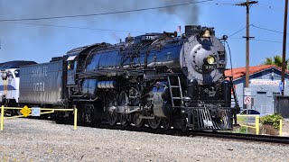 Santa Fe 3751 Steam Locomotive San Bernardino Railroad Days 2010  2014 [upl. by Mcspadden517]