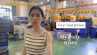 Toy factory tour in Shantou China [upl. by Eirojam]