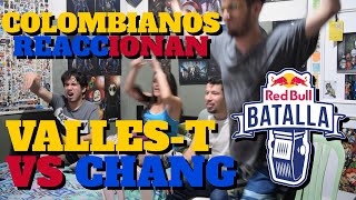 La POLEMICA de la NACIONAL  COLOMBIANOS REACCIONAN a VALLES T vs CHANG RED BULL COLOMBIA 2022 🔴 [upl. by Grunenwald]