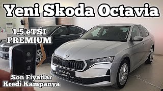 Yeni Skoda Octavia Advance Paket Hediye  15 eTSI 115 bg Yeni Motor [upl. by Bagley]