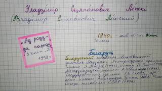 Ад роду  да народу Уладзiмiр Лiпскi 6 класс стр 7 Бел лит слушать аудио [upl. by Geer705]