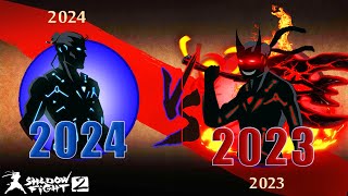 Shadow Fight 2 2024 Ultra Shadow Vs 2023 Ultra Evil Shadow [upl. by Iz]