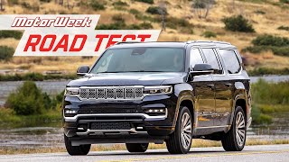 2023 Jeep Grand Wagoneer L  MotorWeek Road Test [upl. by Nhabois402]