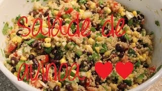 Recette  Salade de quinoa [upl. by Mortimer606]