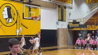 Tuscola Warriors vs AOC Conquering Riders Varsity Boys’ Basketball Highlights [upl. by Sicular473]