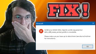 How To Fix Minecraft Error 65543 WGL [upl. by Tamarra]