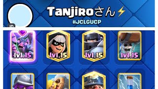 Levi clash royale miner wall breakers mega Knight deck [upl. by Leiahtan]