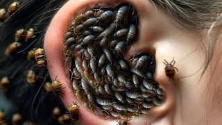 ASMR What Happened With Ear  ASMR Leech Insect Infected Ear  ASMR Please Take Care Ear [upl. by Burner]