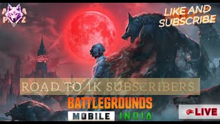 LETS GO FOR 1K SUBS  BGMI LIVE  bgmi bgmishortslive bgmikannada bgmitamil bgmitelugu [upl. by Danell]