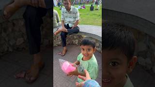 Cotton candy 🍬 🍭 shorts shortvideo youtubeshorts cottoncandy trending funnyvideo viral [upl. by Ribaj]