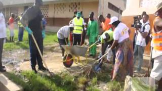 Vice President Amissah Arthur joins in clean up exercise [upl. by Perpetua667]