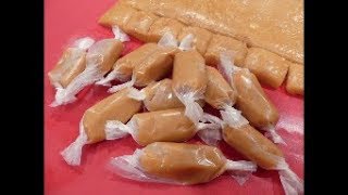 Old Fashion Candy Making Cream Caramels [upl. by Hannej]