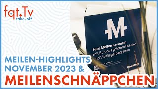 Lufthansa Miles amp More MeilenHighlights und Meilenschnäppchen Vorschau November 2023 [upl. by Leziar748]