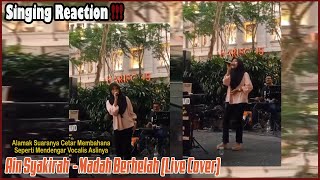 Singing Reaction To Ain Syakirah Live Season Madah Berhelah Cover Bak Mendengar Suara Ziana Zain [upl. by Adrianne]