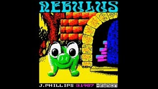 Nebulus 128k 2018 Edition Walkthrough  Review ZX Spectrum [upl. by Itsim]