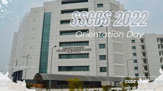 SSCBS Orientation Day  2022  First Year Welcome ❤️ Mini Vlog [upl. by Reed888]