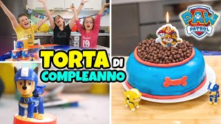 FACCIAMO LA TORTA DI COMPLEANNO dei Paw Patrol con Nicolò e Matilde [upl. by Ahsuatan36]