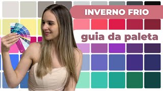 Coloração pessoal paleta INVERNO FRIO como usar make acessórios cabelo etc [upl. by Gentilis]