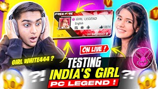 Legend Girl Player Guild Test For Aditech Guild 🤯🚫 Girl White444✅  Garena Free Fire [upl. by Nielsen643]