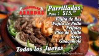 Taquerias Arandas  Fajita Thursdayswmv [upl. by Harlene]