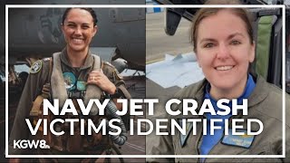 Navy identifies 2 service members killed in jet crash near Mount Rainier [upl. by Akayas]