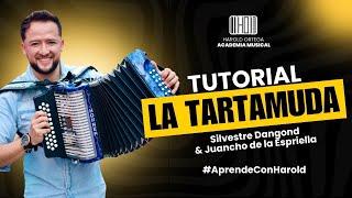 La tartamuda  Silvestre Dangond tutorial acordeón vallenato [upl. by Tamas]