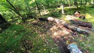 Tigerton WI dirt bike single track full 2 mile loop [upl. by Ennovyahs]