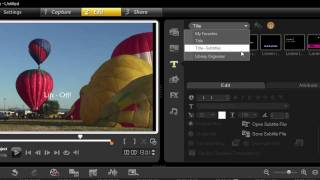 Adding Subtitles  VideoStudio Pro X3 [upl. by Portingale440]