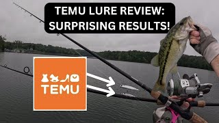 Temu Bass Fishing Lure Review Does it work [upl. by Schindler]