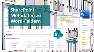 SharePoint Metadaten in Word als Felder einfügen [upl. by Nimrak]