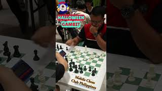 Halloween Gambit chess mccp winningdrink chessopening catur [upl. by Toinette]