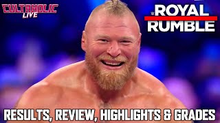 WWE Royal Rumble 2022 Live Review Highlights Results amp Grades [upl. by Skerl]