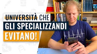 Le università che gli specializzandi evitano [upl. by Torruella664]