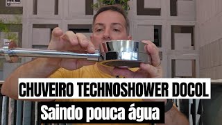 Chuveiro Technoshower Docol saindo pouca água veja como resolver DIY façavocêmesmo [upl. by Adnesor594]