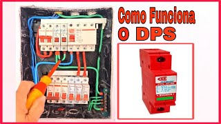 COMO FUNCIONA O DPS Dispositivo de Proteção Contra Surtos [upl. by Attoynek66]