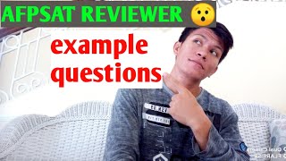 AFPSAT REVIEWER Sample questions sa afpsat [upl. by Suk]