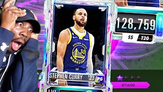 New Tier quotCHAOS DIAMONDquot Curry Pack Opening Superstar Spinner NBA 2K Mobile Season 5 [upl. by Hege]