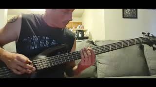 Pantera  The Underground In AmericaSandblasted Skin Bass Cover [upl. by Cyprio547]