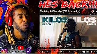 AMERICAN DREADHEAD Q REACTION TO Black Sherif  Kilos Milos Official Audio  MUST WATCH [upl. by Ailatan883]