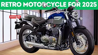 Top 10 Best New Modern Classic Motorcycles to Ride For 2025 [upl. by Anileda]