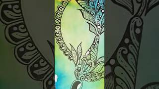 Colourful Mandala Artart shorts ytshorts trending mandalaart viral drawing ytyoutubeshorts [upl. by Horatio776]